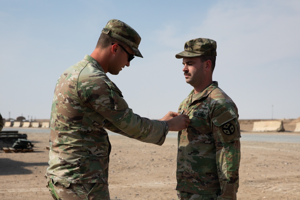 Task Force Reaper Soldiers are Promoted