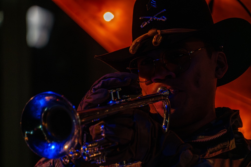 1st Cavalry Division Band performs for the Polish community at Powidz