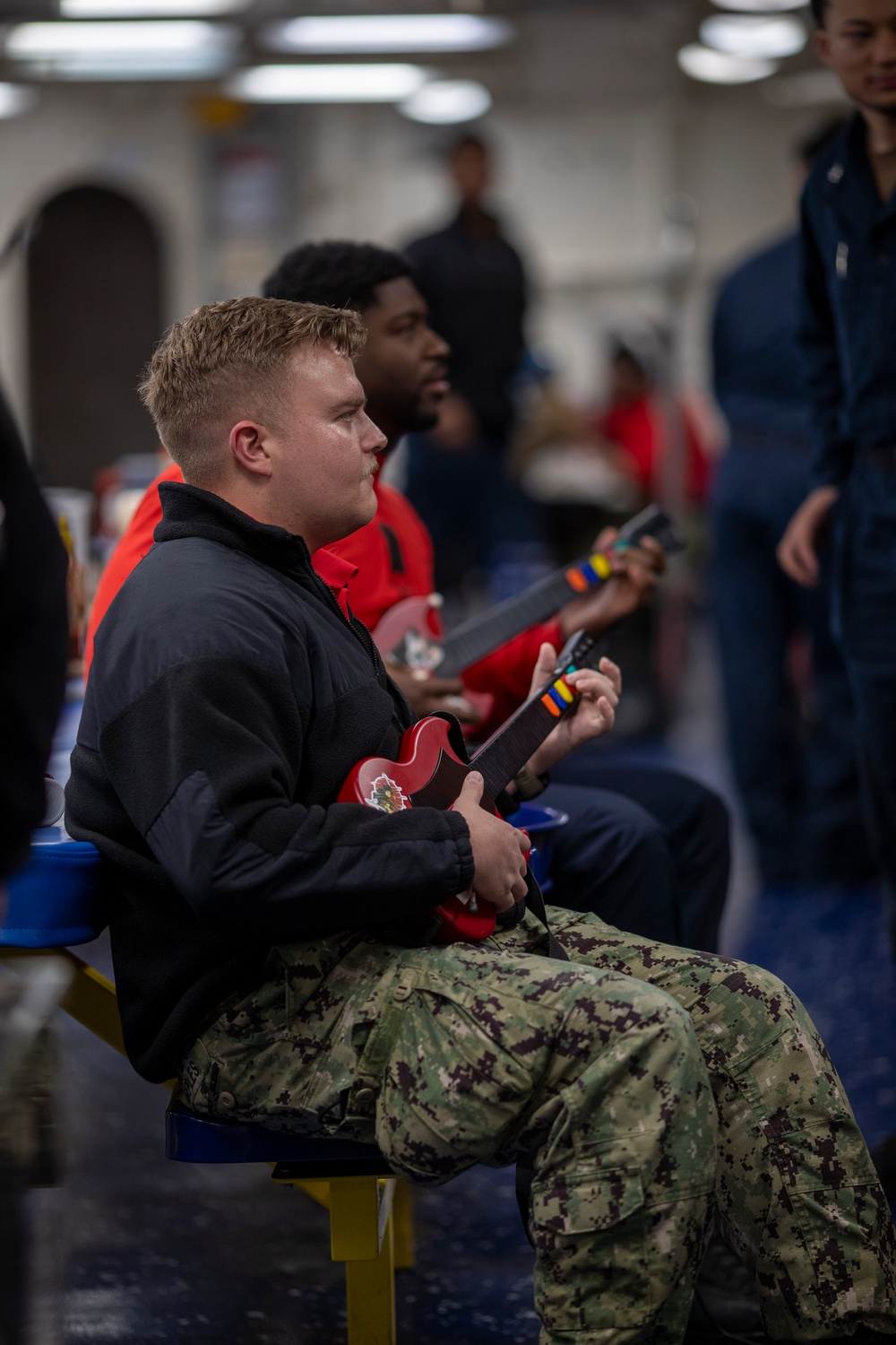 Sailors Participate in an MWR Event