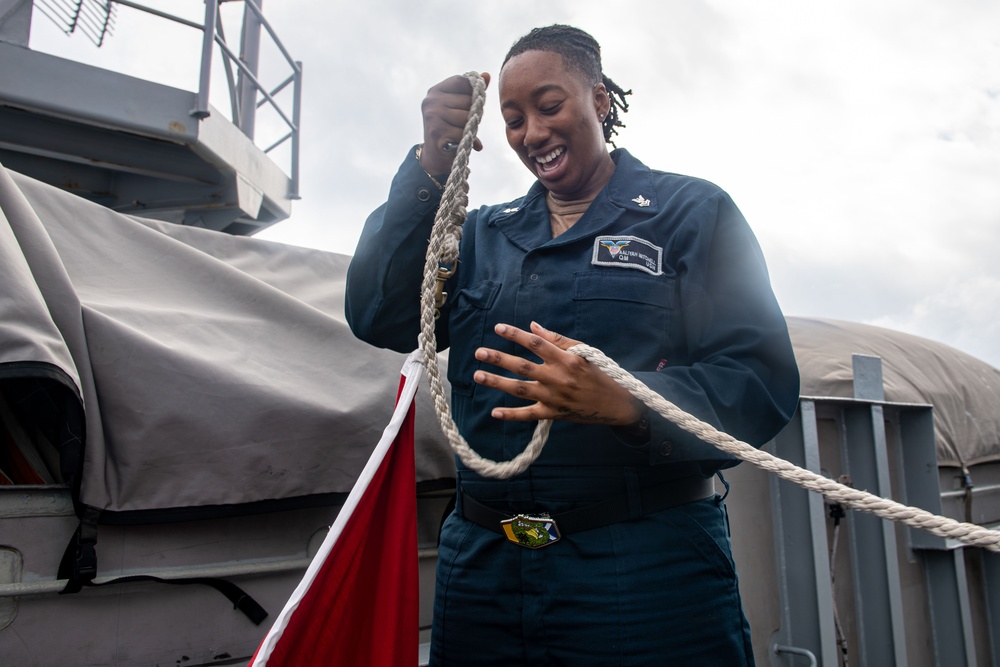 USS Carl Vinson (CVN 70) Sailors Conduct Routine Operations at Sea