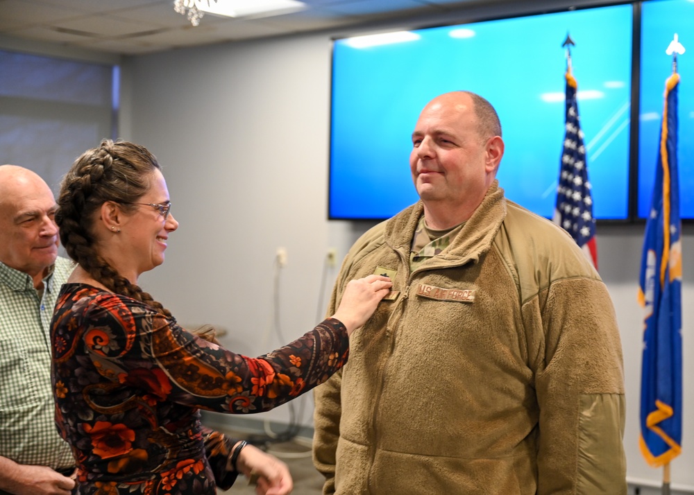 104th Fighter Wing promotes Marchessault to Lieutenant Colonel