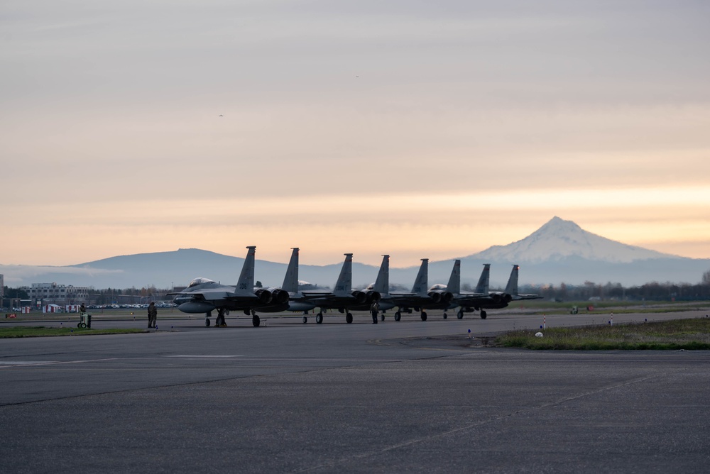 142nd Wing Commander's Fini Flight