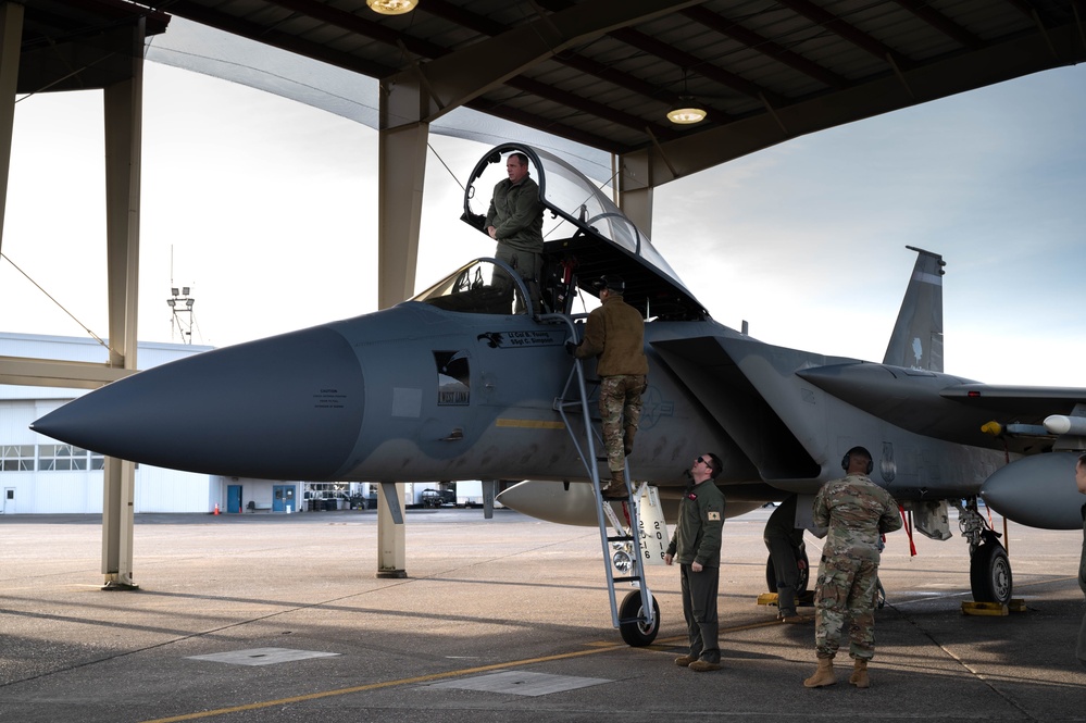 142nd Wing Commander's Fini Flight