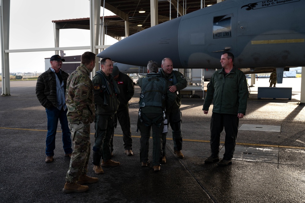 142nd Wing Commander's Fini Flight