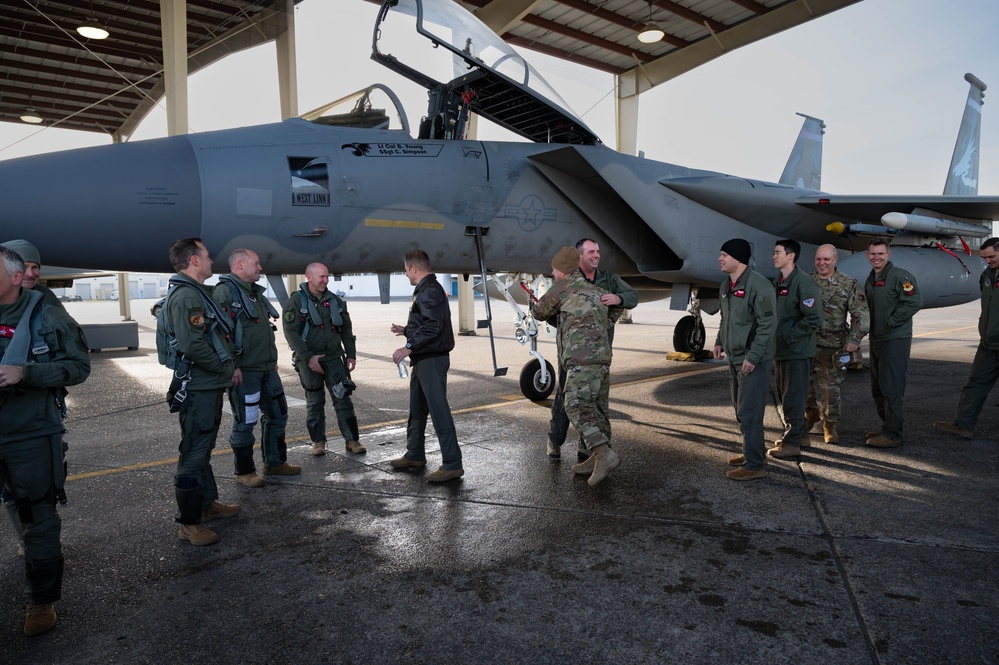 142nd Wing Commander's Fini Flight