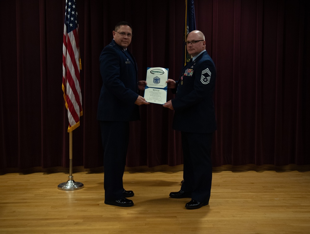 CMSgt Eric MacDonald Retires After 34 Years of Service