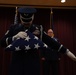 Maine State Honor Guard Performs a Flag Folding Ceremony for CMSgt Eric MacDonald's Retirement