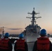 USS Oscar Austin Conducts Berth Shift