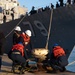 USS Oscar Austin Conducts Berth Shift