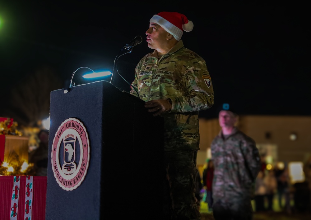 Fort Campbell 2024 Christmas Tree Lighting Ceremony