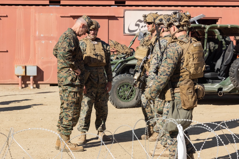 Division commanding general observes military assisted departure as part of Steel Knight 24