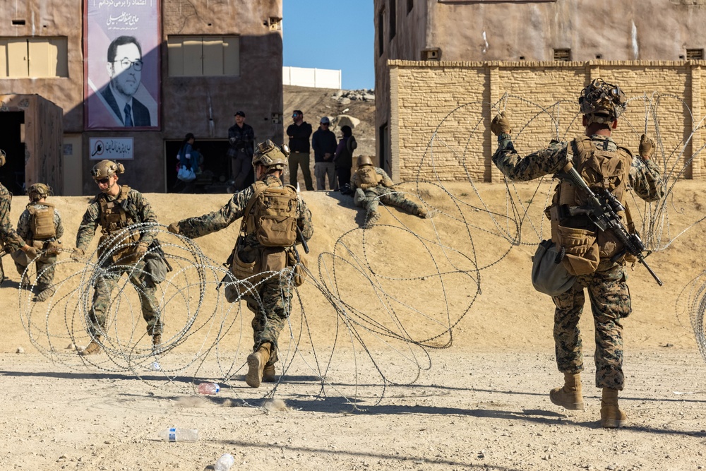 2nd Bn., 1st Marines conducts military assisted departure as part of Steel Knight 24