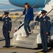 Vice President Kamala Harris arrives at Nevada Air National Guard Base