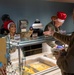 Leadership serves holiday meal to reservists