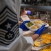 Leadership serves holiday meal to reservists