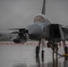 142nd LRS Hot-Pit Refuel F-15C Eagles