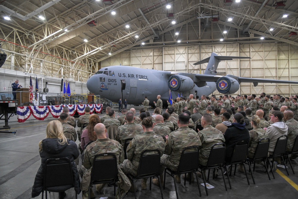 NY Air Guard’s 105th Base Defense Group becomes first to activate in Air Reserve Component history