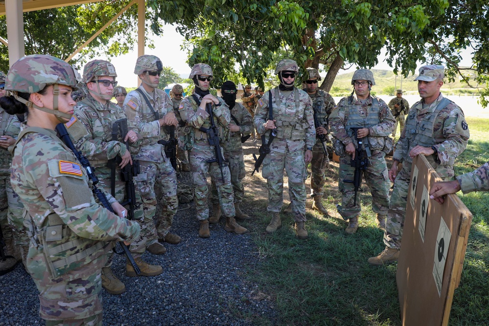 101st Troop Command Conducts Marksmanship Qualification at Camp Santiago Joint Training Center