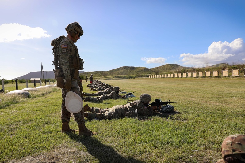 101st Troop Command Conducts Marksmanship Qualification at Camp Santiago Joint Training Center