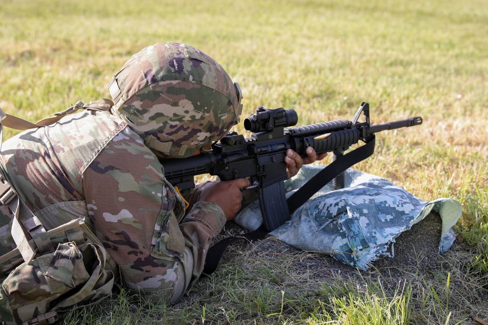 101st Troop Command Conducts Marksmanship Qualification at Camp Santiago Joint Training Center