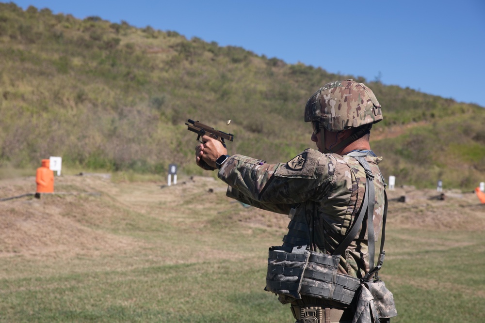 101st Troop Command Conducts Marksmanship Qualification at Camp Santiago Joint Training Center