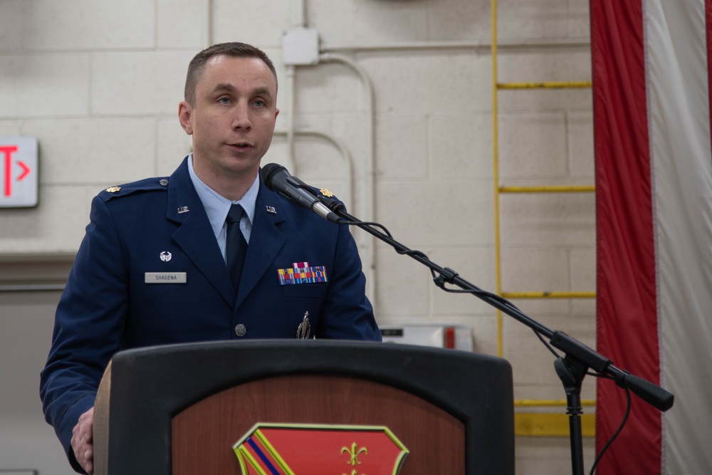 Shagena assumes command of 127th Logistics Readiness Squadron