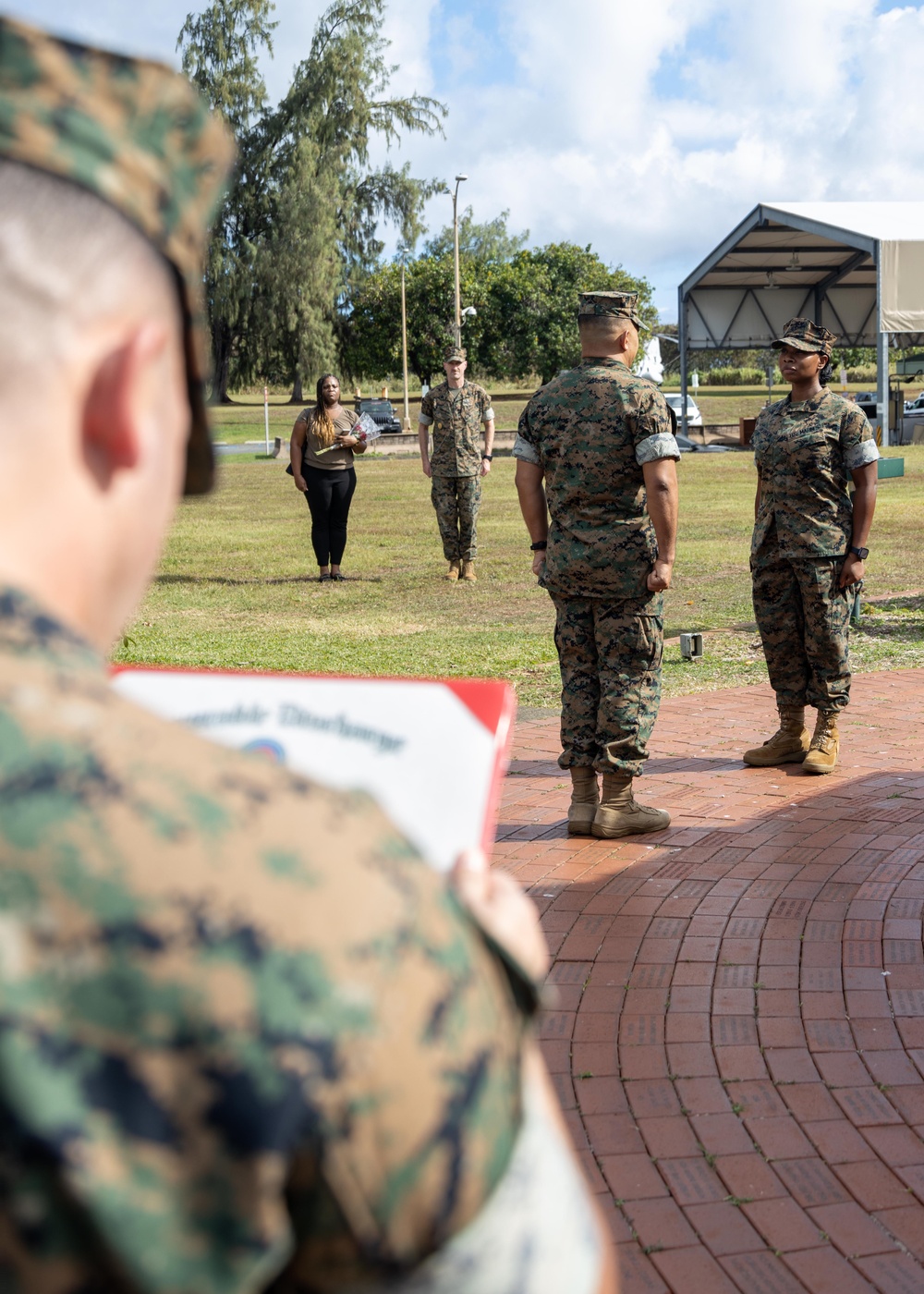 Louisiana Marine MSgt Commissions to the Navy