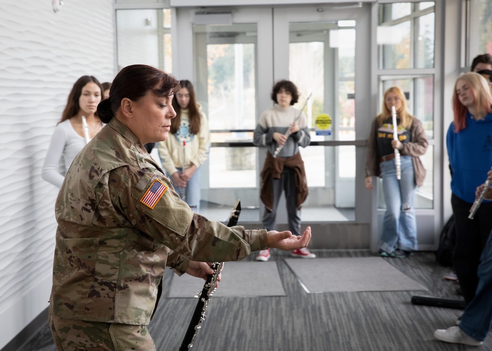 133rd Army Band Educates Bonney Lake High School Students