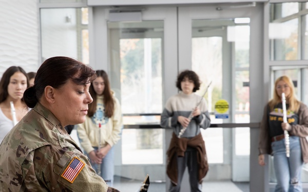 133rd Army Band Educates Bonney Lake High School Students