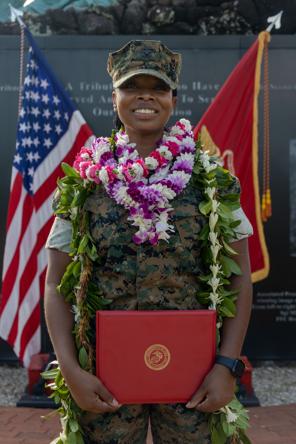 Louisiana Marine MSgt Commissions to the Navy