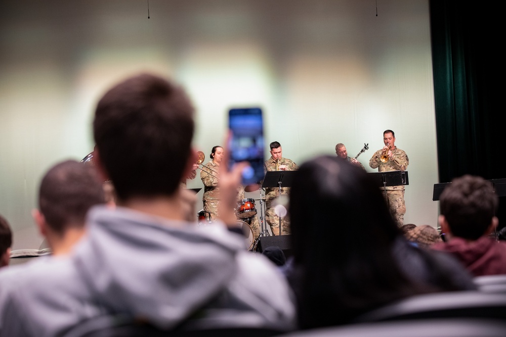 133rd Army Band Educates Bonney Lake High School Students