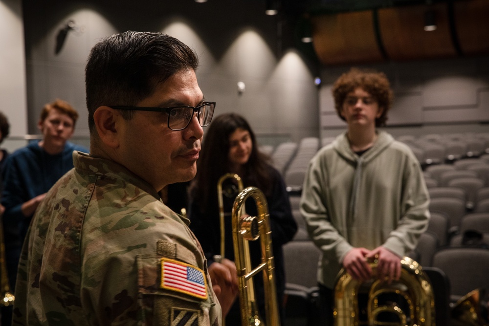 133rd Army Band Educates Bonney Lake High School Students