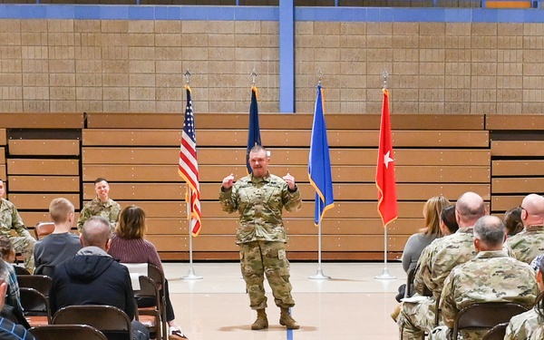 Incoming Land Component Commander Remarks