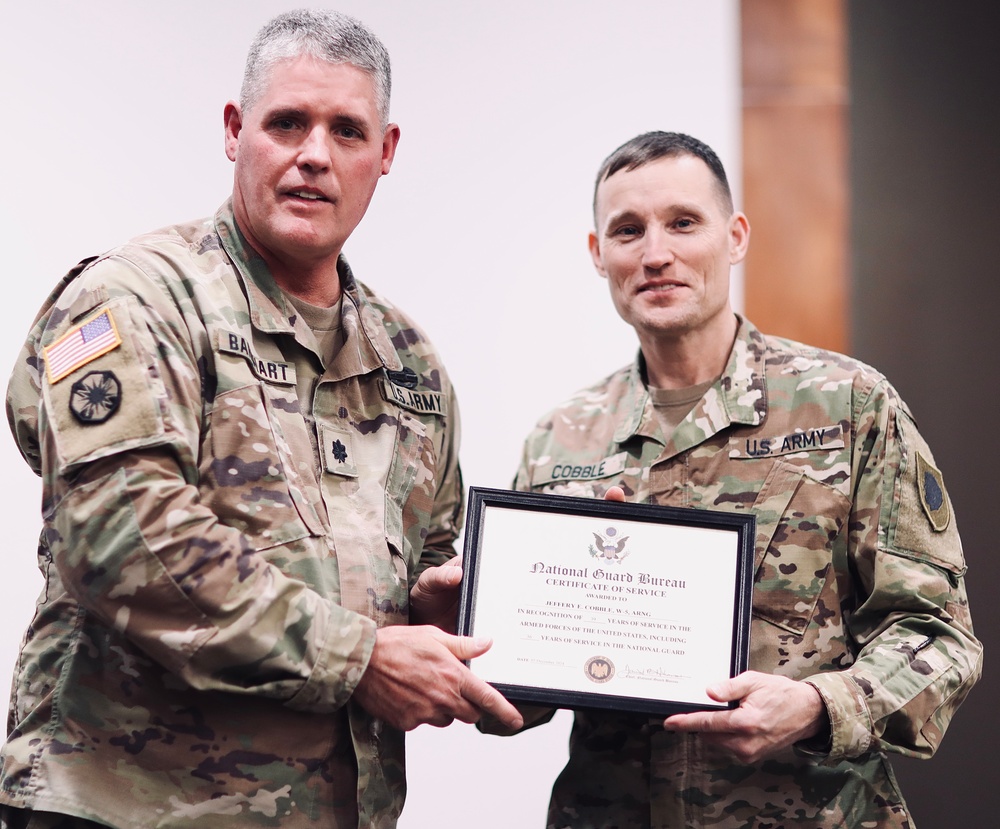 TOP-RANKED WARRANT OFFICER RETIRES AFTER 36 YEARS OF SERVICE