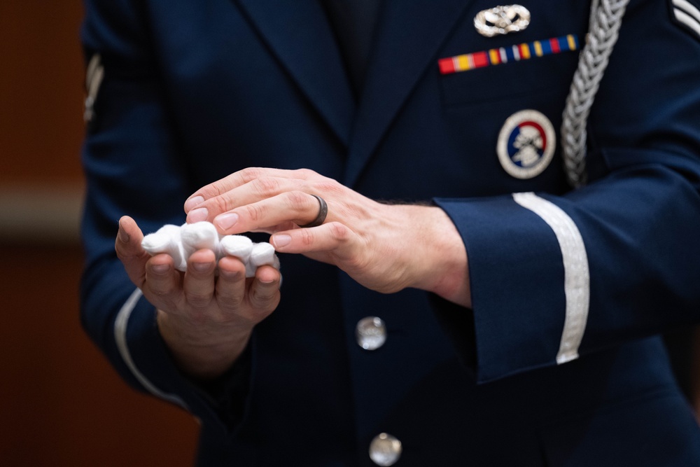 Indiana Air National Guard Honor Guard Presents Colors at Big Ten Championship Game in Indianapolis