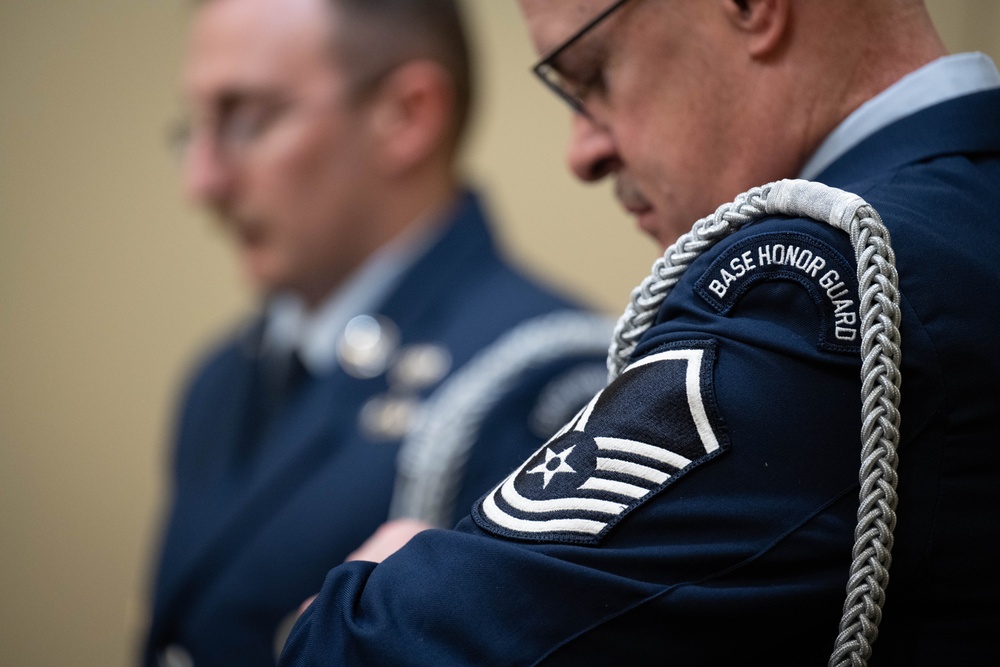 Indiana Air National Guard Honor Guard Presents Colors at Big Ten Championship Game in Indianapolis