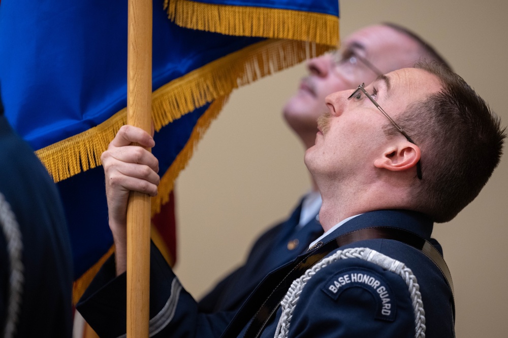 Indiana Air National Guard Honor Guard Presents Colors at Big Ten Championship Game in Indianapolis