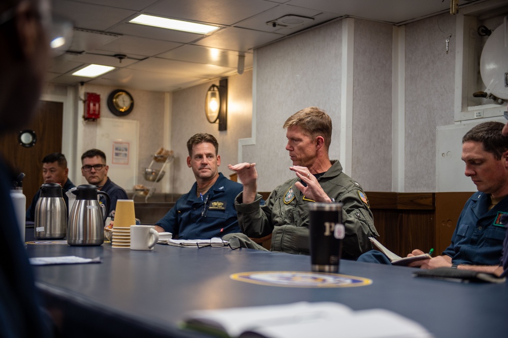 USS Princeton conducts routine operations as part of the Carl Vinson Carrier Strike Group