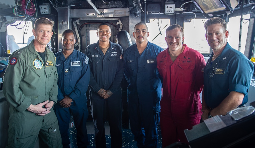 USS Princeton conducts routine operations as part of the Carl Vinson Carrier Strike Group