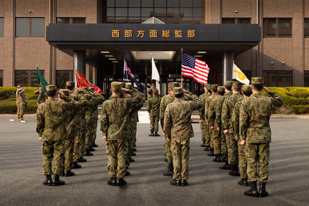 Service members from U.S., Australia, Japan participate in the Opening Ceremony