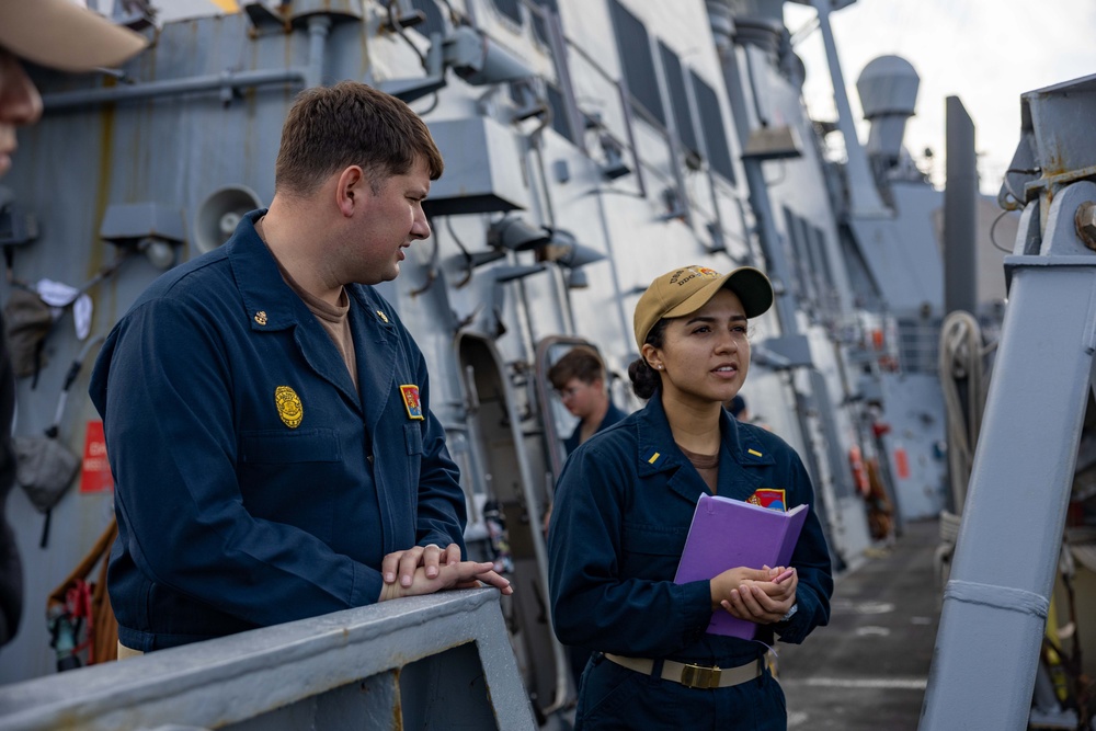 USS Benfold Anti-terrorism Training