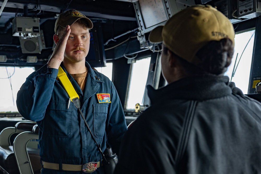 USS Benfold Daily Operations