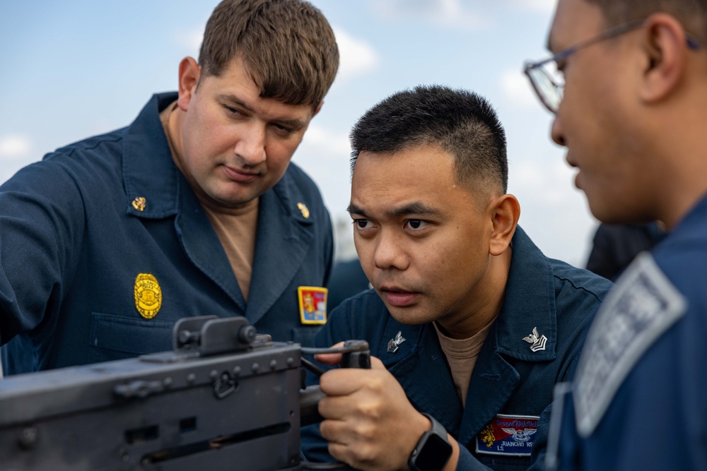 USS Benfold Anti-terrorism Training