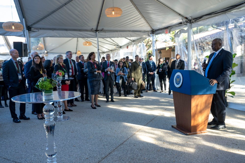 SECDEF Delivers Keynote Address at Reagan National Defense Forum