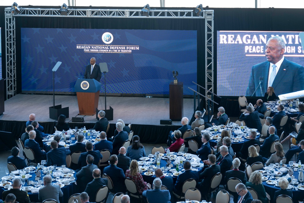 SECDEF Delivers Keynote Address at Reagan National Defense Forum