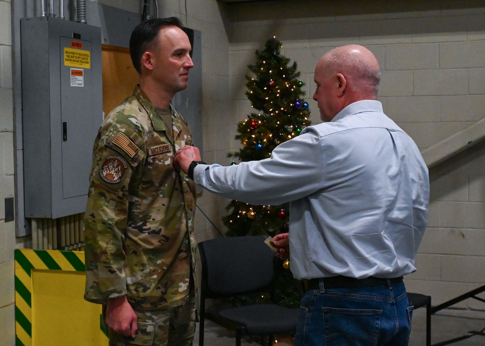 104th Logistics Readiness Squadron promotes MacEachern to Major