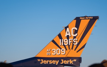 119th Fighter Squadron Dedicates “Jersey Jerk” F-16 to Local Hero