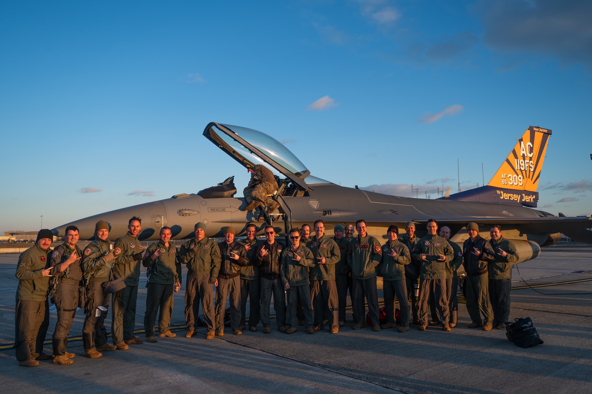 DVIDS - Images - 119th Fighter Squadron Dedicates “Jersey Jerk” F