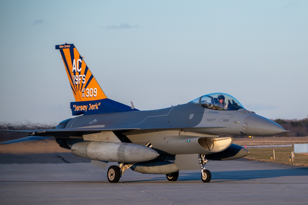 119th Fighter Squadron Dedicates “Jersey Jerk” F-16 to Local Hero