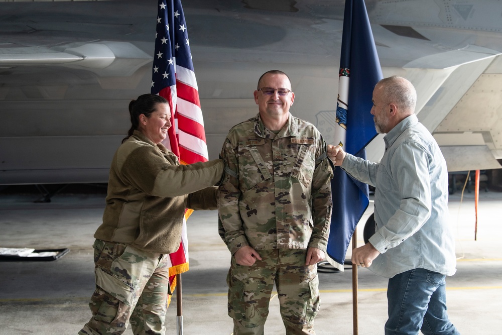 SMSgt James Dalton promotes to Chief